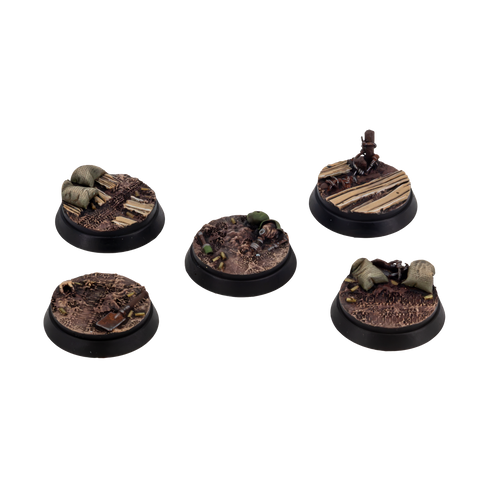 Socle 28 mm No Man's Land peint