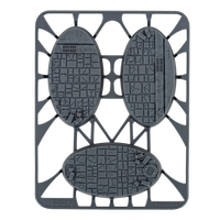 Socle 75×42 mm Old City — grappe résine
