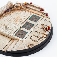 Socle 100 mm Fallen Empire — détail texture