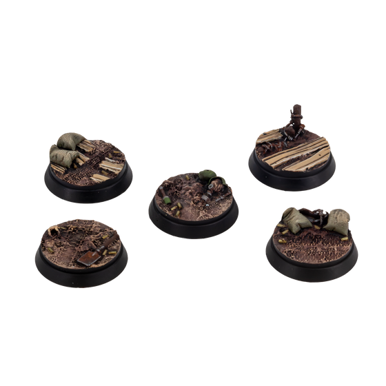 Socle 28 mm No Man's Land peint