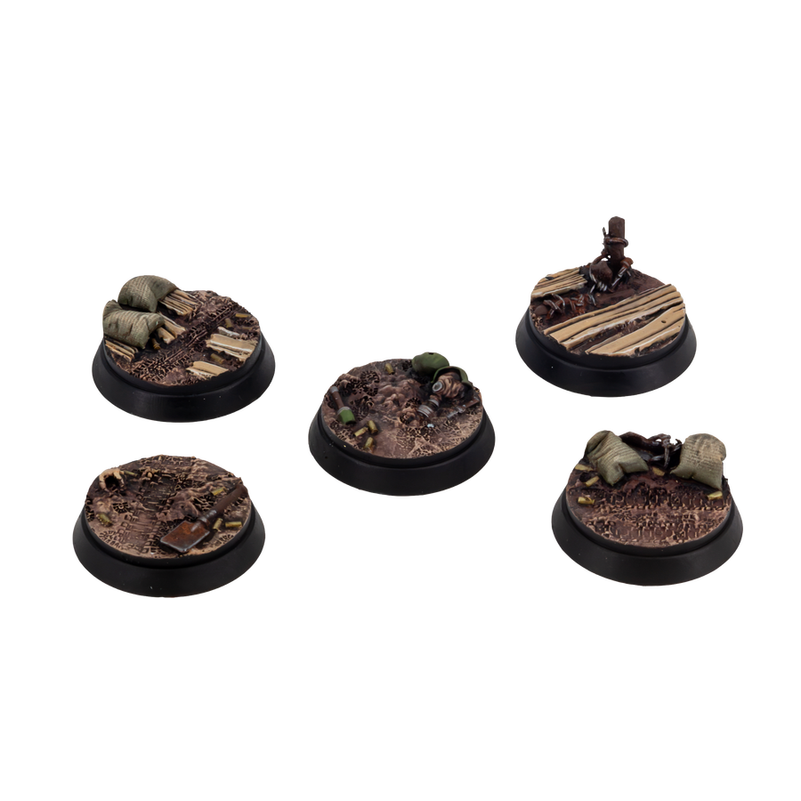 Socle 28 mm No Man's Land peint