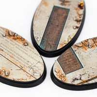 Socle 75×42 mm Fallen Empire — détail texture