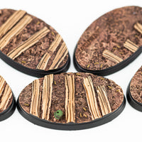 Socle 60×35 mm No Man's Land — détail texture
