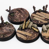 Socle 40 mm No Man's Land — détail texture