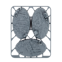 Socle 90x52 mm No Man's Land — grappe résine