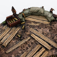 Socle 130 mm No Man's Land — détail texture