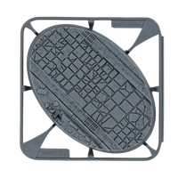 Socle 105×70 mm Old City — grappe résine