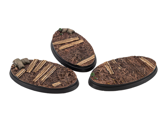 Socle 75×42 mm No Man's Land peint
