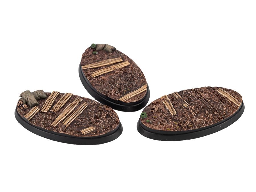 Socle 75×42 mm No Man's Land peint