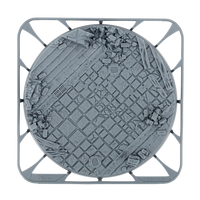 Socle 130 mm Old City — grappe résine