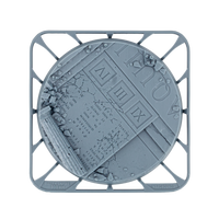 Socle 100 mm Fallen Empire — grappe résine
